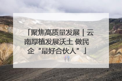 聚焦高质量发展｜云南厚植发展沃土 做民企“最好合伙人”